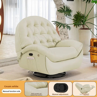 Electric Recliner Lounge Chair Multi Functional Lazy Rocking Sofa Seat Space Saving Single Chair for Living Room Balcony