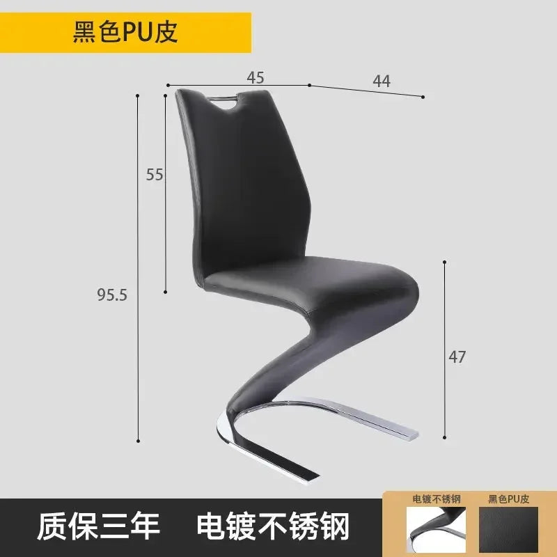 Designer Fancy Nordic Dining Chairs Luxury Kitchen Elegant Occasional Modern Chair Accent Design Chaises Salle Manger Furniture