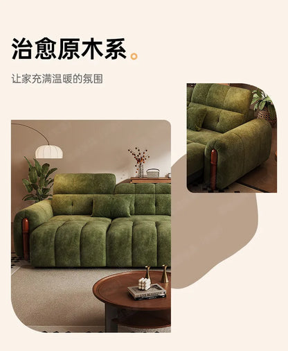 Extendeble Adults Electric Sofa Green Bed Loveseat Armchair Electric Sofas Floor Living Room Muebles Para El Hogar Furnitures