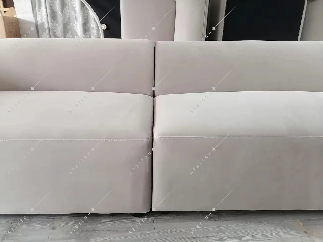 White Modern Couch Living Room 3 Seater Relax Sofas Furniture Modernos Boucle Living Room Luxury Modular Curved Sofa for Home