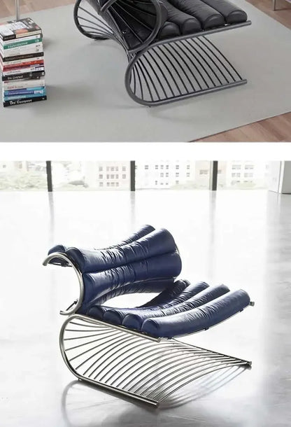 Living room modern minimalist metal, special-shaped high-end sofa chair