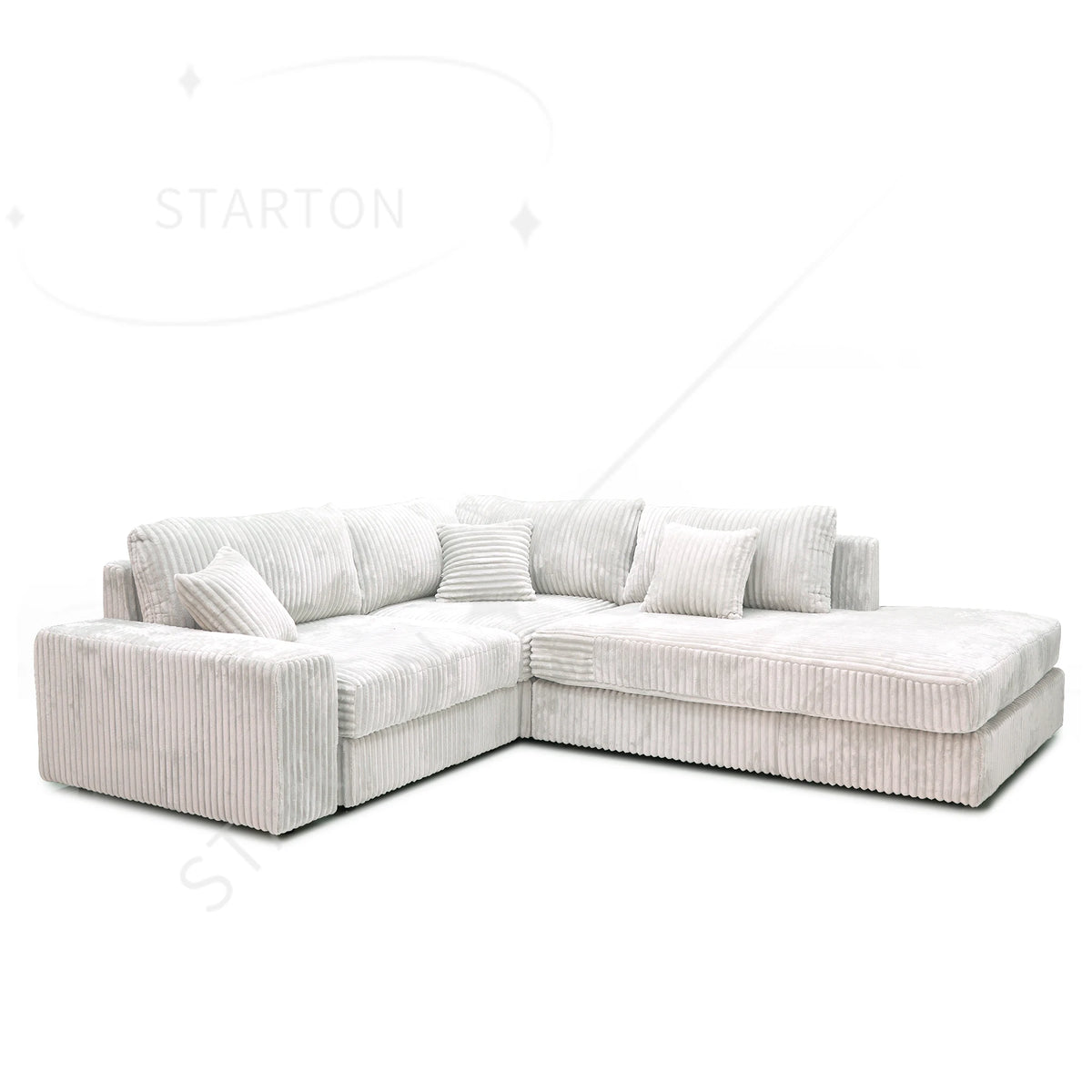 ATUNUS USA Showroom in Stock Sofa American Classic Living Room Furniture Corduroy Modular Sectional Couch Sofa Sets