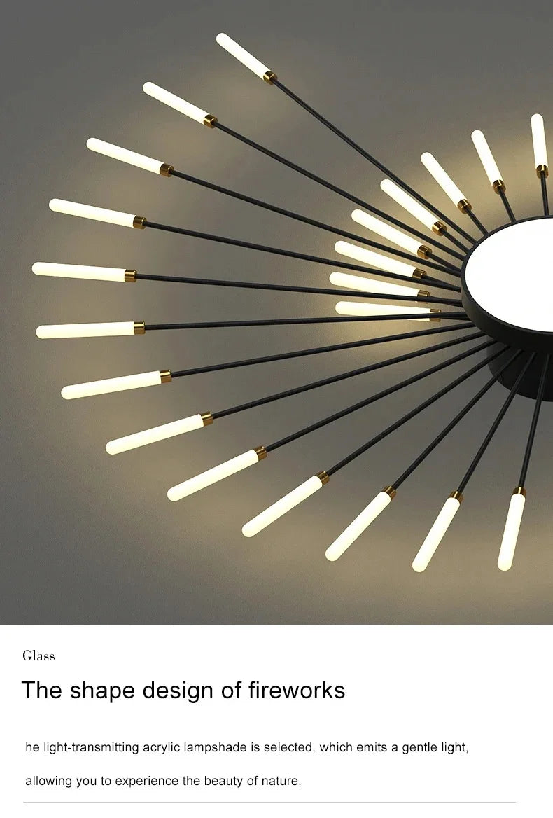 Creative LED Ceiling Lamp Modern Living Room Lights Nordic Home Decor Dining Bedroom Lighting Lustre Indoor Ceiling Pendant Lamp