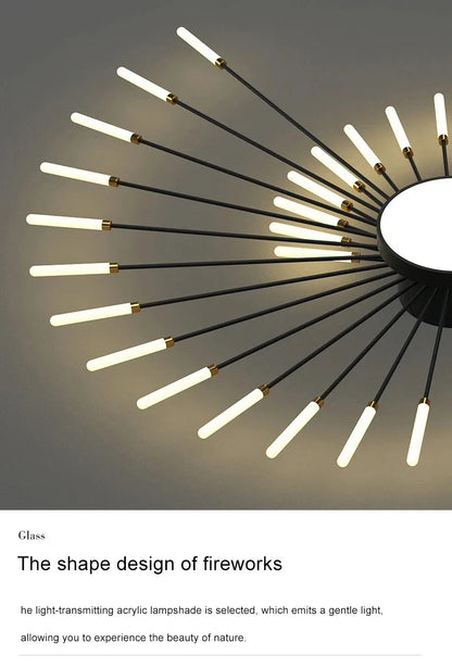 Creative LED Ceiling Lamp Modern Living Room Lights Nordic Home Decor Dining Bedroom Lighting Lustre Indoor Ceiling Pendant Lamp