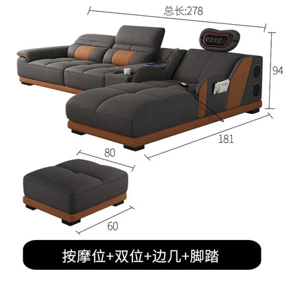 Cozy Nordic Modern Living Room Sofas Relaxing European Recliner Lazy Sofas Floor Massage Woonkamer Banken Home Furniture