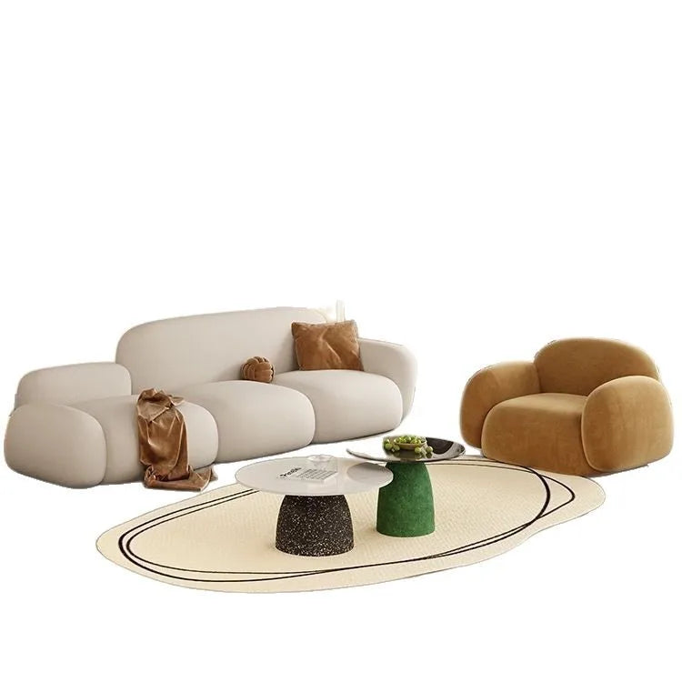 Customizable simple modern beauty salon sofa small apartment design