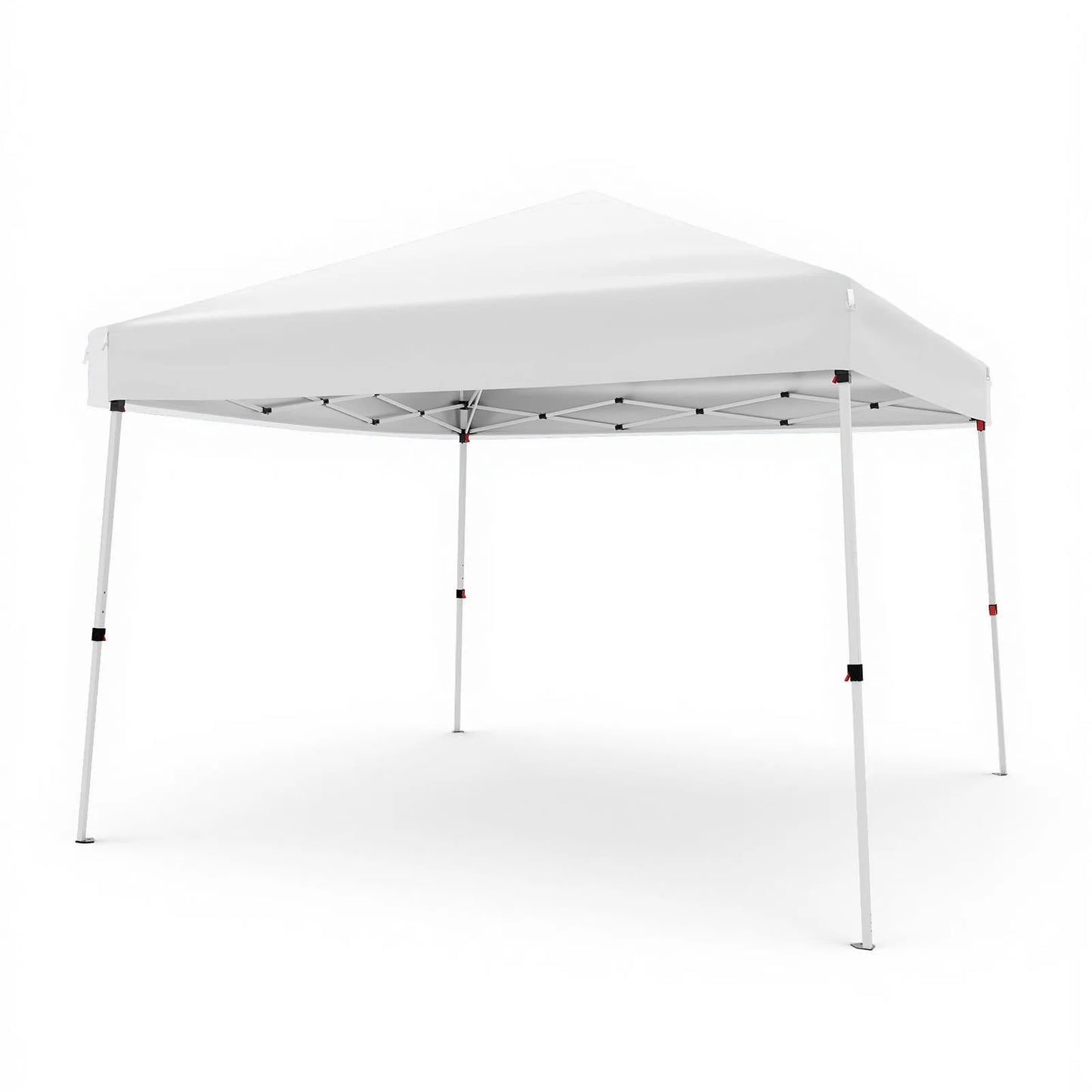 Easy Setup Pop Up Canopy Tent 10x10 FT with Slant Legs Outdoor Patio Gazebo Shelter Portable Shade, Includes 8x8 FT Canopy Cover