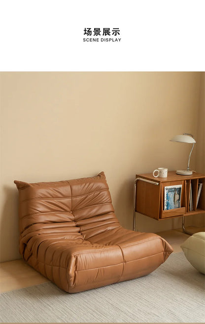 Caterpillar sofa togo modern living room balcony lounge lazy sofa available white lamb wool sofa