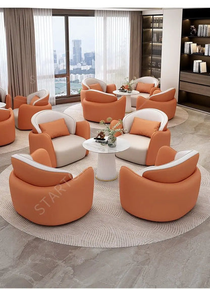 Hotel Lobby Reception Rest Area Sofa Beauty Salon Lobby Business Reception Meeting Negotiation