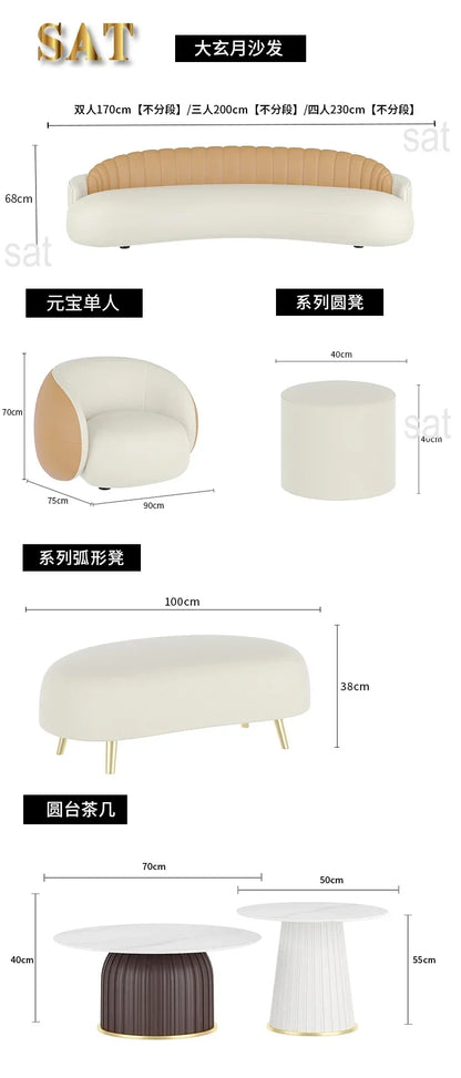 FAFAFA  A-FAFA Lounge Corner Sofa Luxury Modern Sleeper Floor Cloud Designer Sofa Living Room Lazy Modular Home Furniture  SHUN