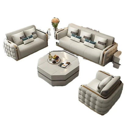 Hot Sales Living Room Furniture Home Furniture Modern Leather Couches Sectional Sofa Divano Camas Meuble De Salon