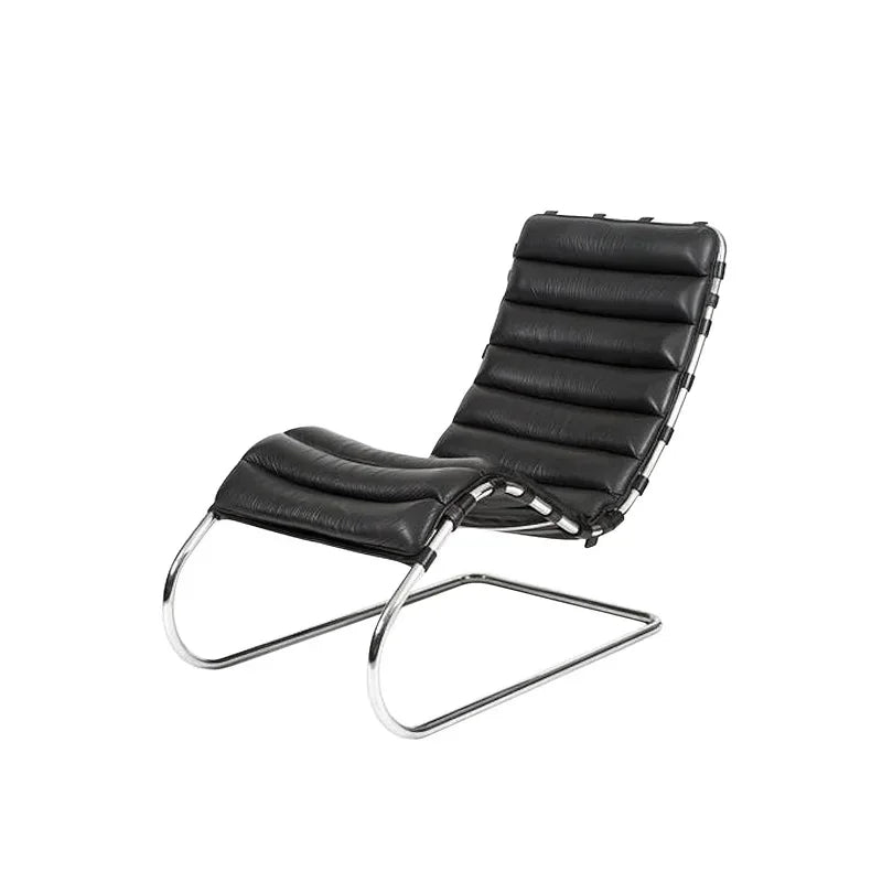 Lounge Chair Lunch Break Home Balcony, Office Medieval Chair Designer Stainless Steel Leisure Chair Single