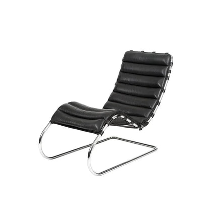 Lounge Chair Lunch Break Home Balcony, Office Medieval Chair Designer Stainless Steel Leisure Chair Single
