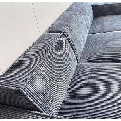 Modern Luxury Living Room Sectional Sofa Set Indoor Furniture Fabric Couch Vacuum Foam Compressed in A Box for Home Apartment
