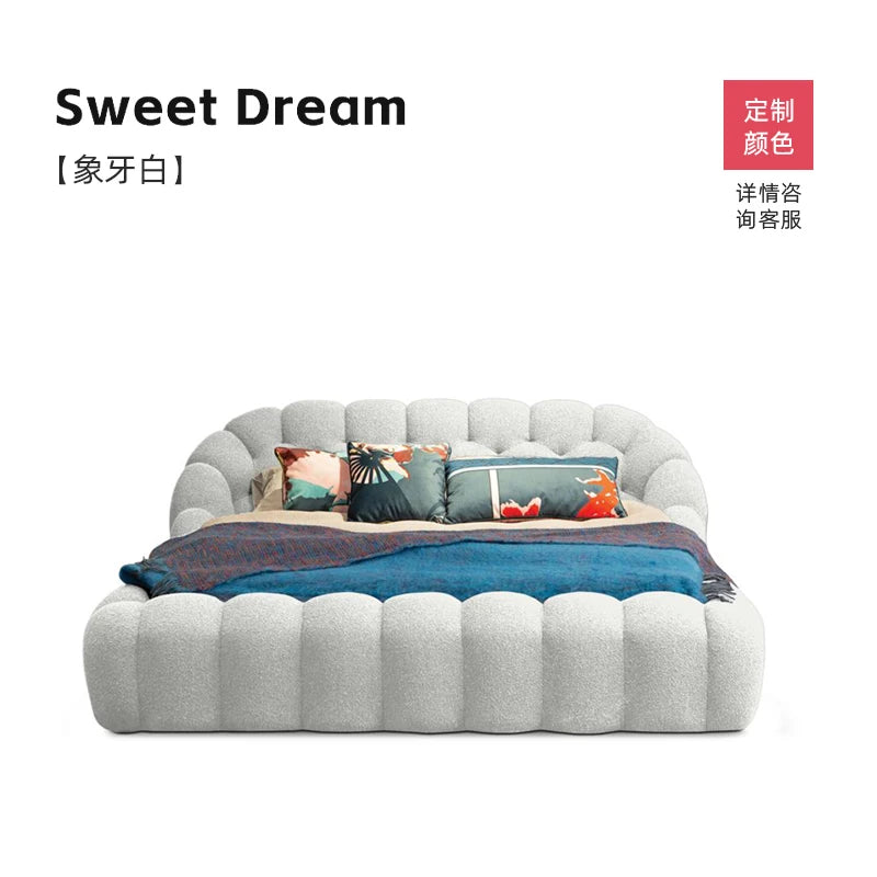 Lounge Clear Bed Decoration Beauty Room Decor Large Size European Sun Sleeping Bed Safe Letto Matrimoniale Trendy Furniture