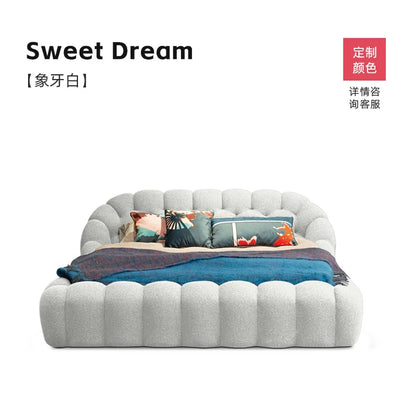 Lounge Clear Bed Decoration Beauty Room Decor Large Size European Sun Sleeping Bed Safe Letto Matrimoniale Trendy Furniture
