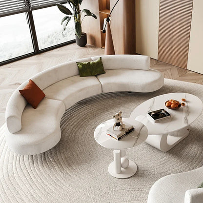 Elegant Luxury Nordic Sectional Sofa for Modern Living Rooms and Apartments