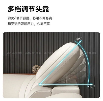 Modern simple living room size apartment combination leather art sofa furniture       FT