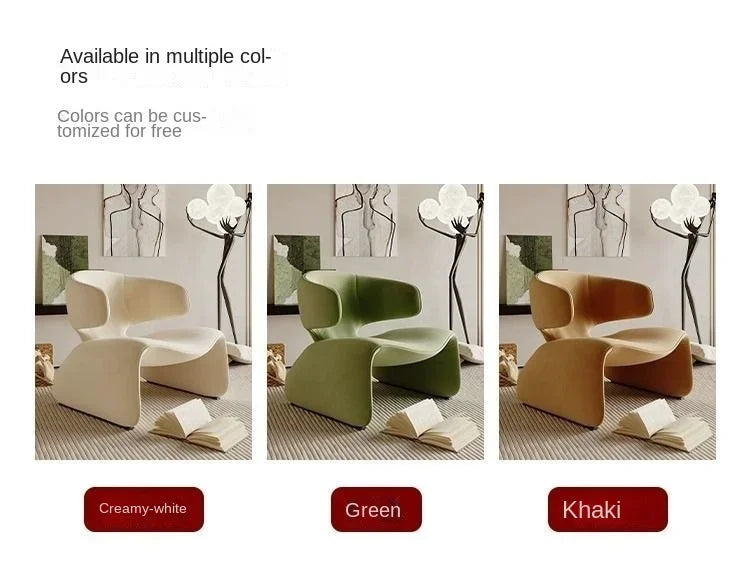 Creative Single Sofa Designer Single Chair Negotiation Table And Chairs Leisure Sofa Rest Area Hotel Sofa Chairs