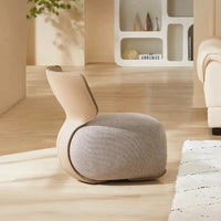 Living Room Balcony Leisure Chair Stool Ottomans Light Luxury Chivas Single Sofa Chair Cream Wind Lazy Furniture Small Chair
