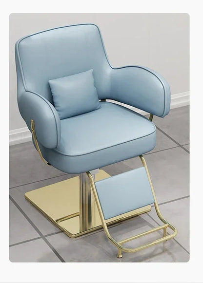 Beauty Salon Chair professional Hairdressing Chairs Stainless Steel Barber Chairs Modern Salon Furniture simple Lift Swivel Seat