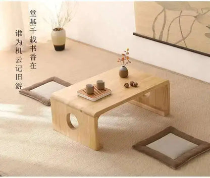 Designer Wood Coffee Table Small Modern Decoration Books Side Table Simple Aesthetic Mini Mesas Bajas Chinese Style Furniture
