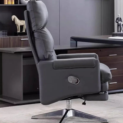 Armchair Ergonomic Office Chairs Meeting Boss Modern Recliner Office Chair Swivel Adjustable Office Furniture Silla Oficina LLOC