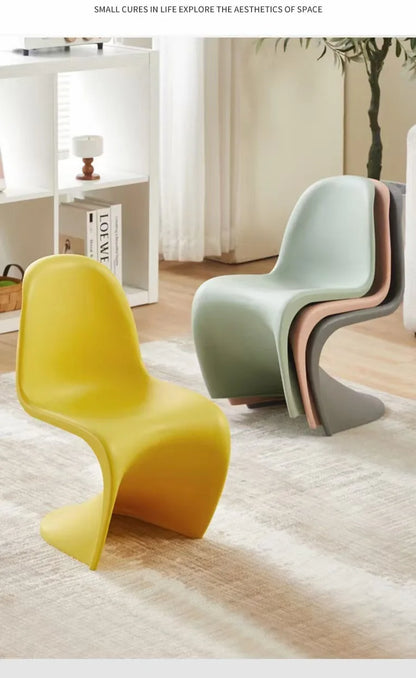 Celebrity Dining Tables and Chairs, Nordic Dining Chairs, Designers Can Stack Chairs, Backrests, Makeup Stool Trending Design