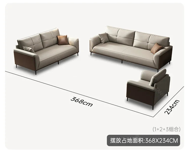 Designer Luxury Living Room Sofa Set Minimalist Beige Sectional Modern Nordic Sofas Puffs Double Canape Salon Home Furniture