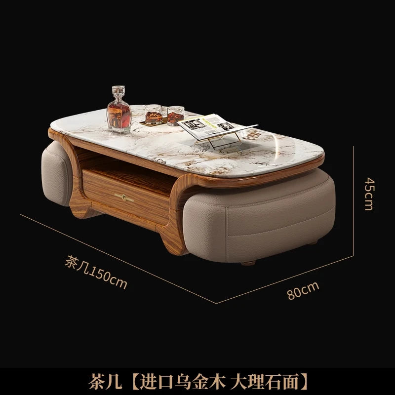 New Chinese ebony leather sofa living room combination size apartment first layer cowhide straight row sofa