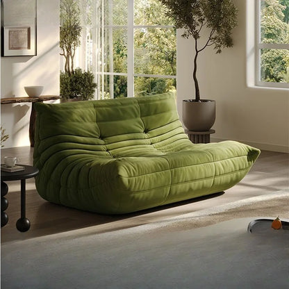 INS Wind Caterpillar fabric sofa chair, lazy for reclining in living room and bedroom, popular single sofa