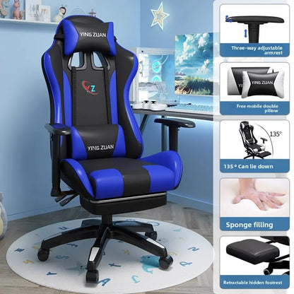 Gaming chair Computer chair Recumbable seat Sedentary ergonomic chair