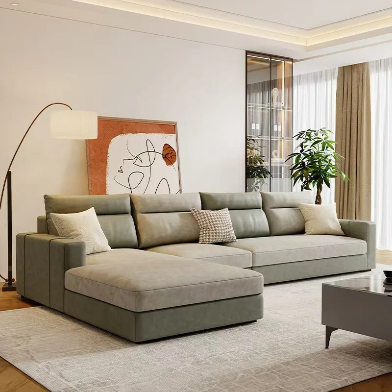 -For  Modern Style Comfortable Living Room Furniture Set Velvet Fabric Sectional Sofa Set*