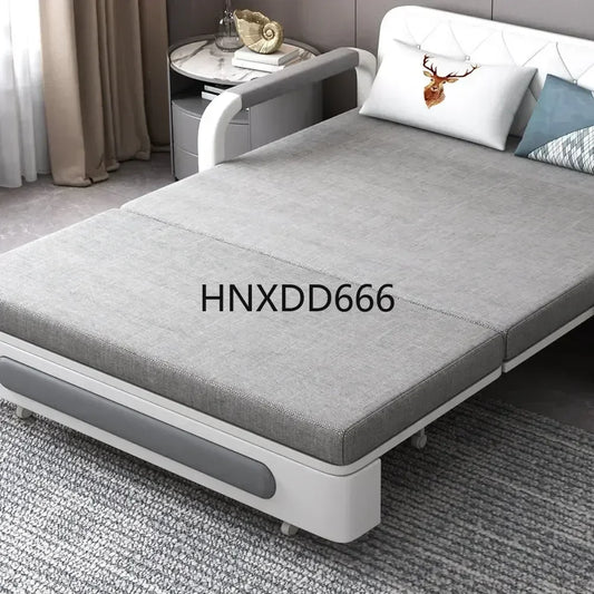 Apartment Furniture Sleeper Sofa Chair Recliner Lounge Couches Metal Frame Foldable Sofa Cum Bed Storage Modern Folding Sofa