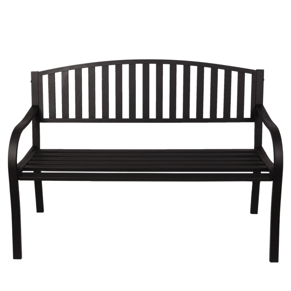 New Trend Backyard Modern Outdoor Bench Outdoor Garden Iron Bench