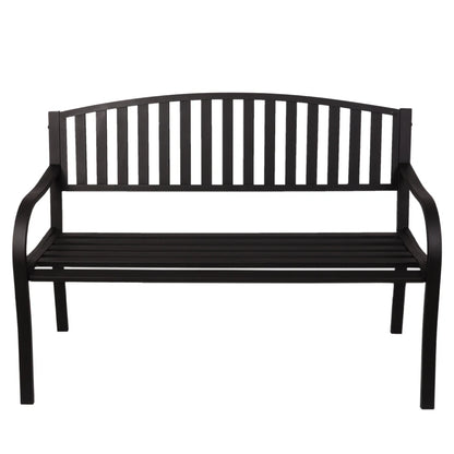 New Trend Backyard Modern Outdoor Bench Outdoor Garden Iron Bench