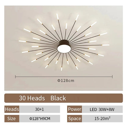 Creative LED Ceiling Lamp Modern Living Room Lights Nordic Home Decor Dining Bedroom Lighting Lustre Indoor Ceiling Pendant Lamp