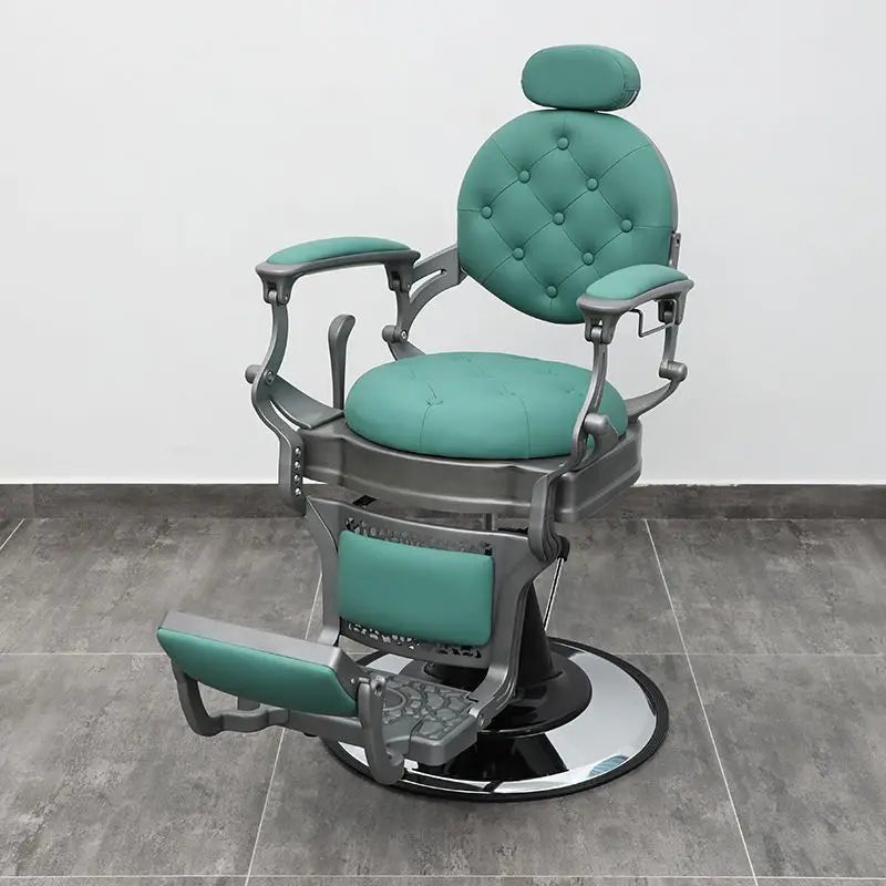 Barber shop chair perm dyeing put down chair oil head men shave beard repair face chair net red hair salon special hair cut seat
