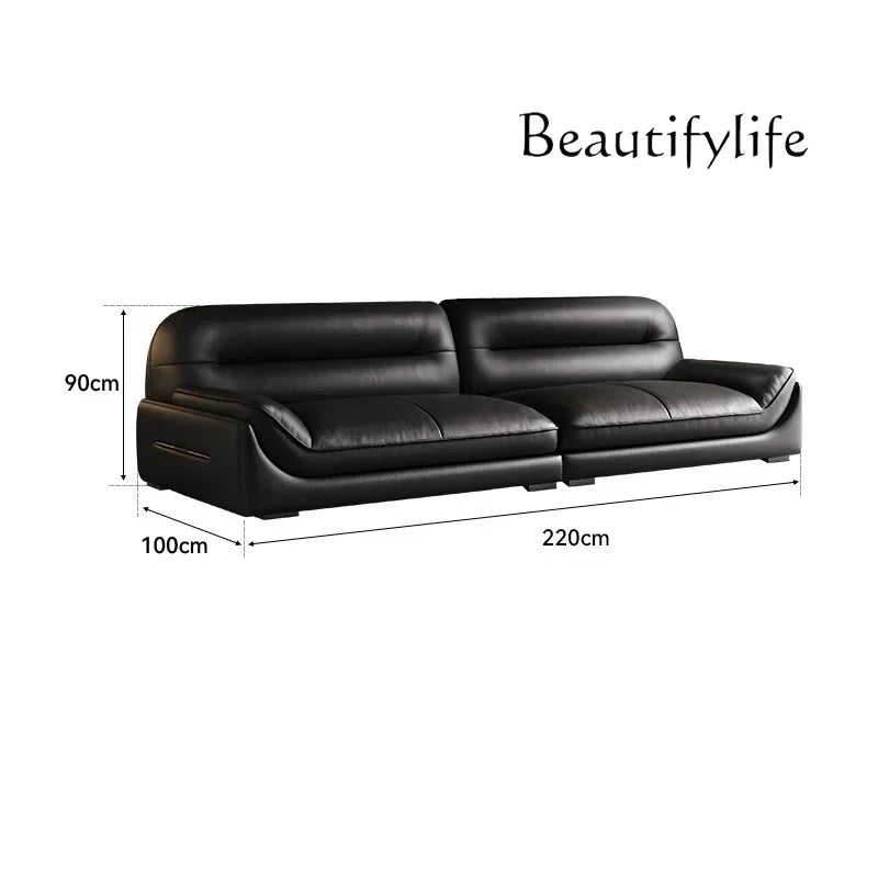 zL MM Lounge Leather Filler Sofa Living Room Luxury Italian Nordic Lazy Couch Recliner Mini 3 Seater Divani Da Soggiorno Furnitu