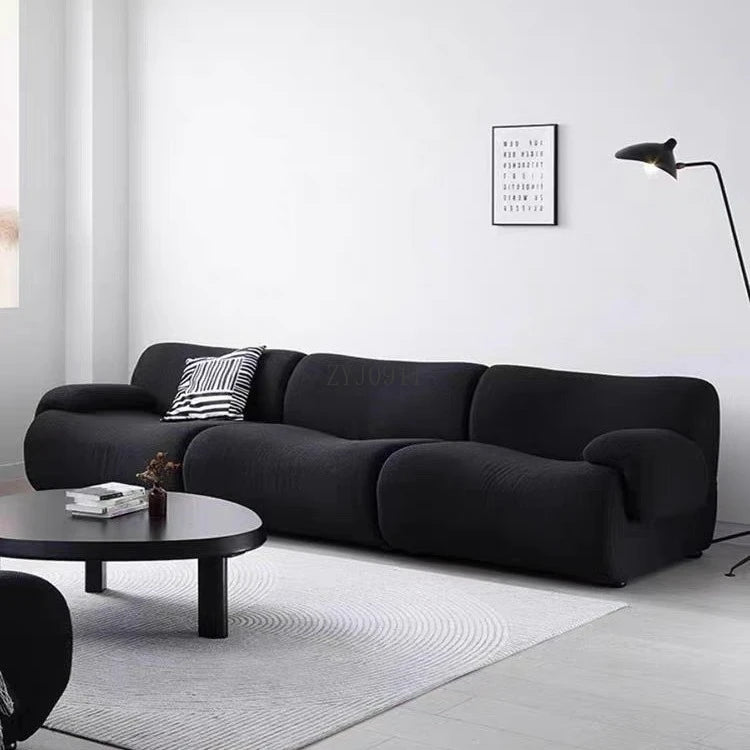 Cute, comfortable and high-quality living room cashmere compression sofa set furniture