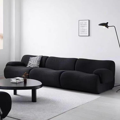 Cute, comfortable and high-quality living room cashmere compression sofa set furniture