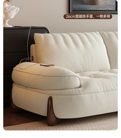 White Modern Style Sofa Minimalist Nordic Style Love Seat Sofa Lounge Living Room Divani Per Soggiorno Furniture For Home