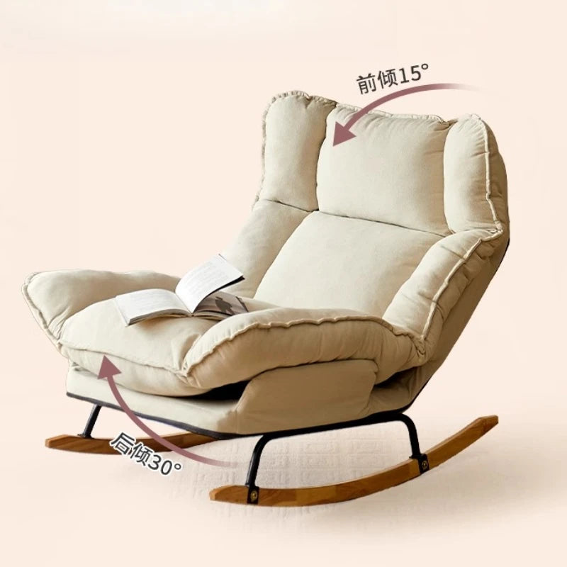 Designer Relax Chaise Lounge Luxury Vanity Makeup Rocking Chaise Lounge Gaming Sofa Living Room Furniture Woonkamer Stoelen Lsyy