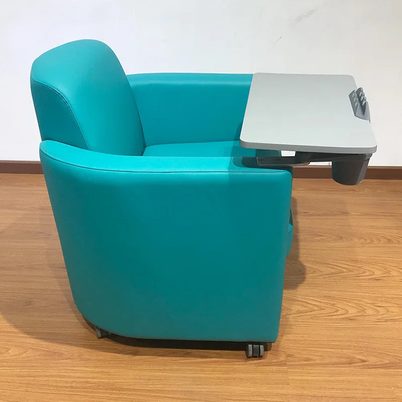 Multifunctional Table and Chair All-in-One Comfortable Sofa Training Chair with Table BoardExtra-wide Writing Board Movable Conf