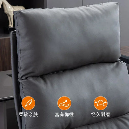 Armchair Ergonomic Office Chairs Meeting Boss Modern Recliner Office Chair Swivel Adjustable Office Furniture Silla Oficina LLOC
