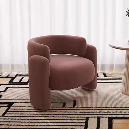Nordic Simple Single Leisure Chair Living Room Sofa Home Fabric Recliner Bedroom Balcony Small Sofa Study Reading Sofas