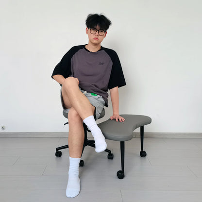Cross Legged Chair - Meditation Chair With Wheels  ADHD Chair Height Adjustable Seat  Adjustable Footstool