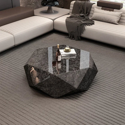 Y Minimalist Luxury Stone Rock Plate Diamond Modern Minimalist High Sense Small Apartment Shaped Coffee Table Living Room Home
