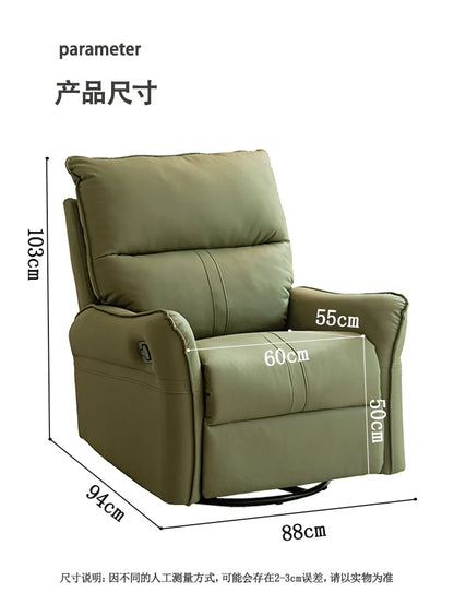 Reclining Rotatable Electric Function Single Anti-Scratching Lazy Sofa Rocking Chair