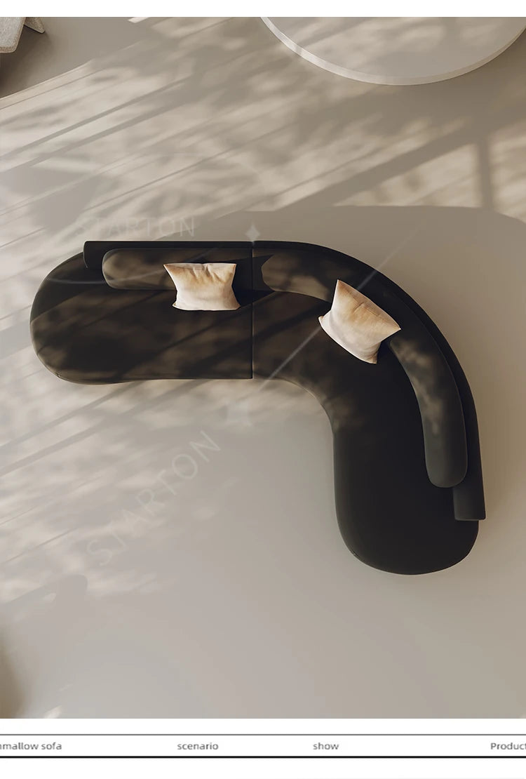 White Minimalist Comfortable Large Size Living Room Sofas Terrace Furniture